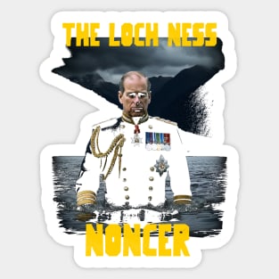 Loch Ness noncer Sticker